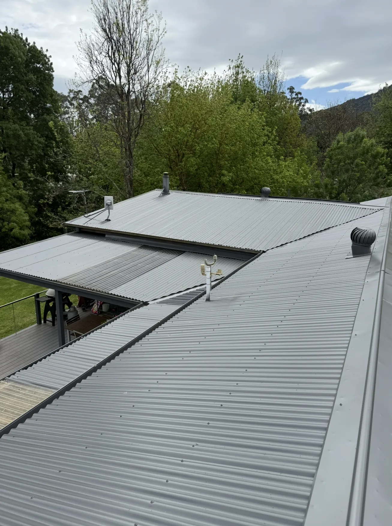 Roofing work completed