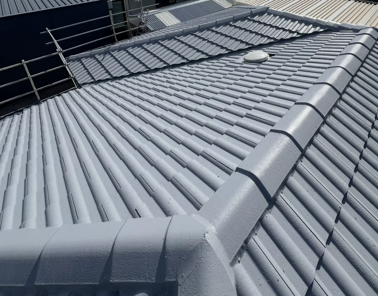 Roof restoration work