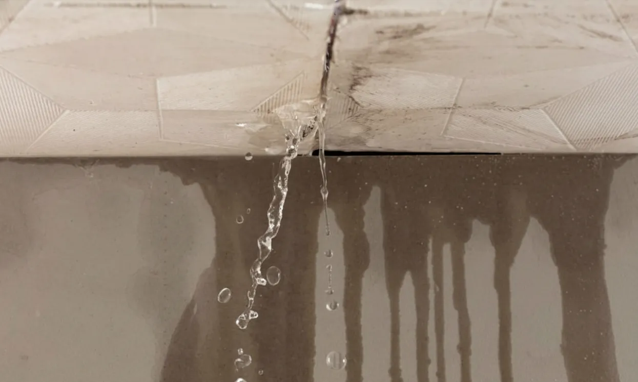 Water leak damage